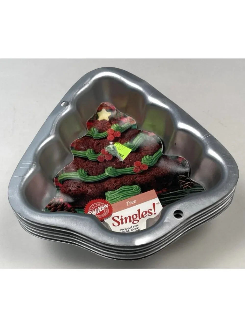 VTG Lot 6 WILTON Personal Size Christmas Tree CAKE PANS Molds 2105-1124 NWT NEW